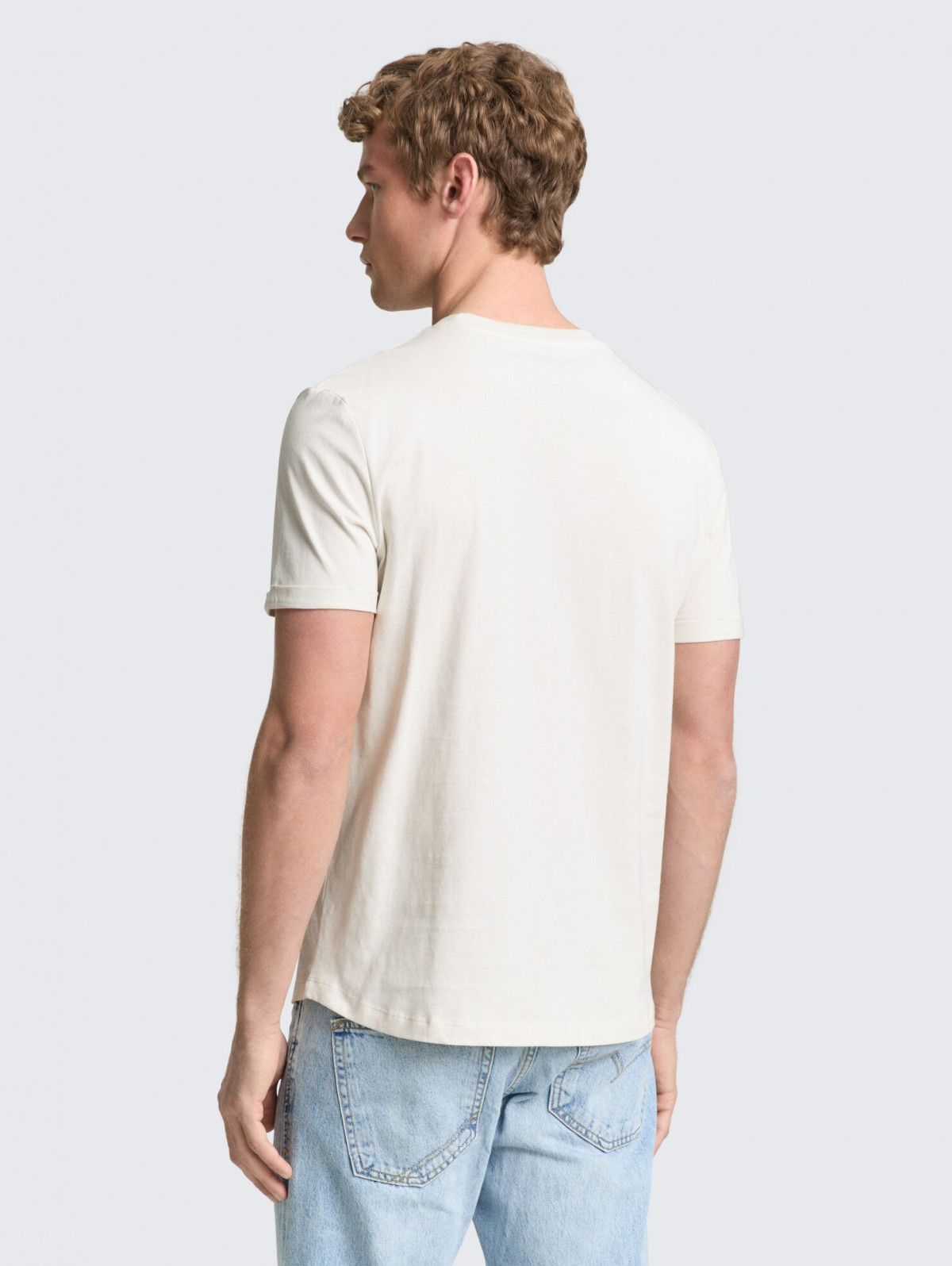 Футболка T-shirt with back print 1050317-32257 Tom Tailor L Білий 1050317-32257