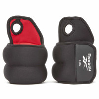 Обтяжувачі зап'ястя Reebok Wrist Weights чорний, червоний Уні 0.5 кг RAWT-11210