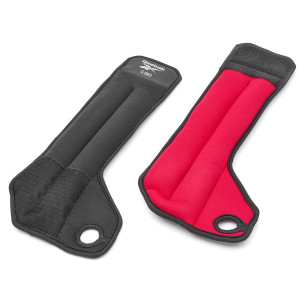 Обтяжувачі зап'ястя Reebok Wrist Weights чорний, червоний Уні 0.5 кг RAWT-11210