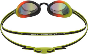 Окуляри для плавання Speedo VENGEANCE MIR GOG JU BLACK/GREEN чорний, зелений Діт OSFM 8-11325G798