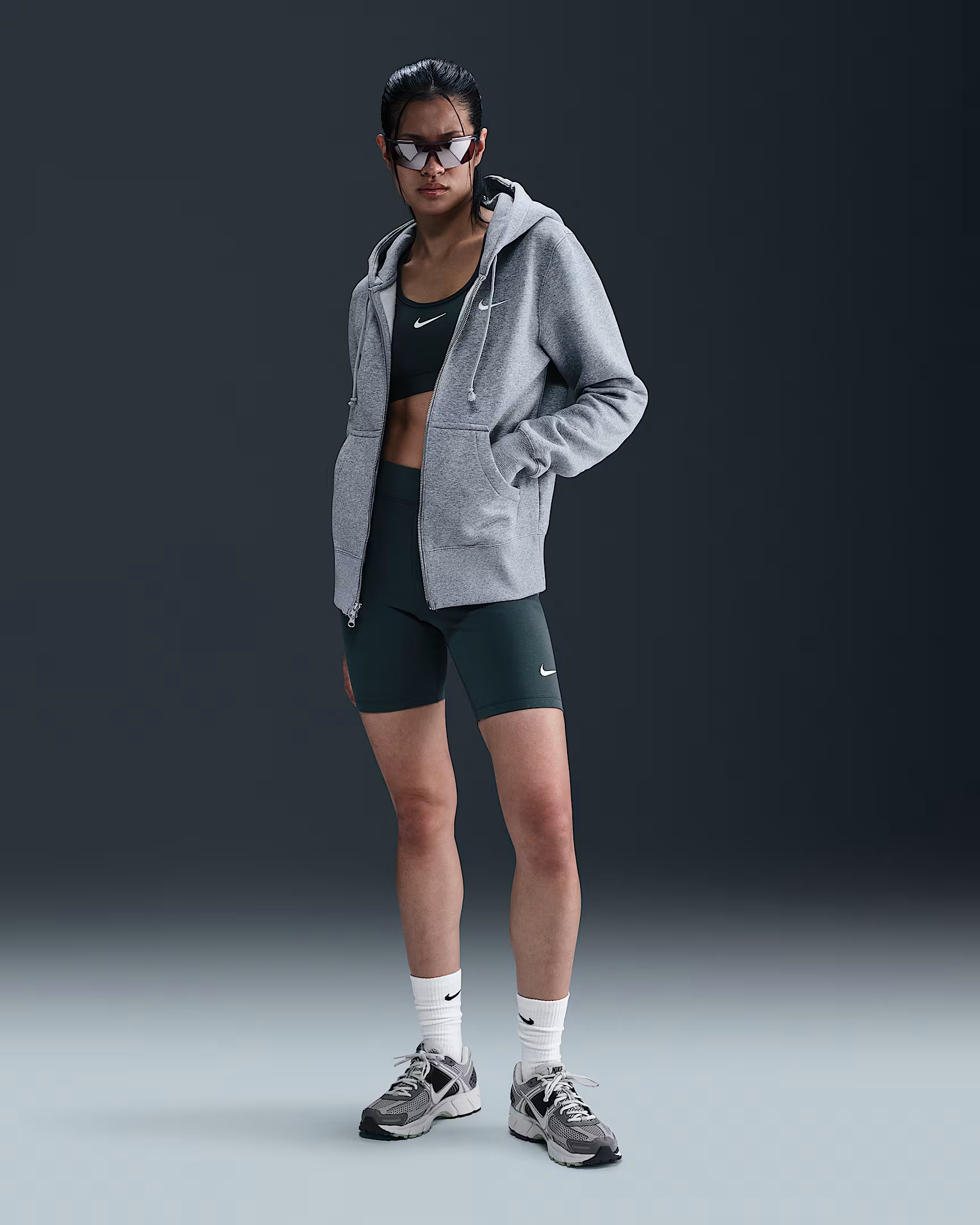 Толстовка Nike W NSW PHNX FLC STD FZ HDY HJ0995-063