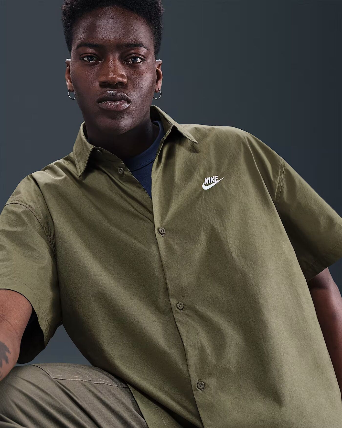 Сорочка NIKE M NK CLUB SS BTN SHIRT OS HJ2026-222