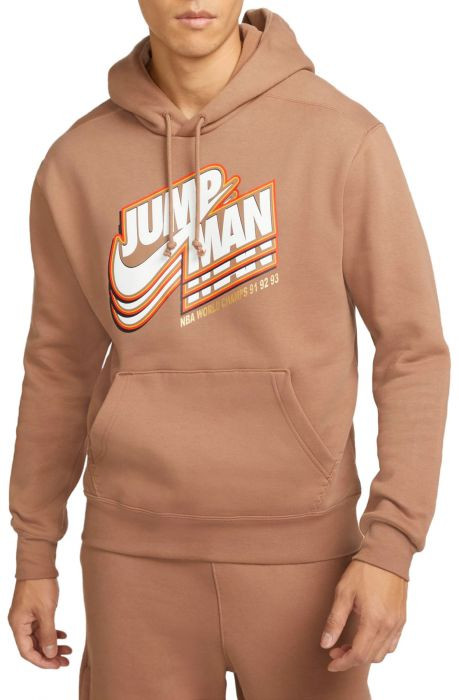 Худі Jumpman Core Fleece PO Hoodie “Archaeo Brown” DC9604-256