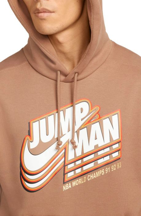 Худі Jumpman Core Fleece PO Hoodie “Archaeo Brown” DC9604-256