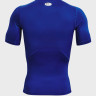 Футболка компресійна UA HG Armour Comp SS синій Чол SM 1361518-400