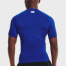 Футболка компресійна UA HG Armour Comp SS синій Чол SM 1361518-400