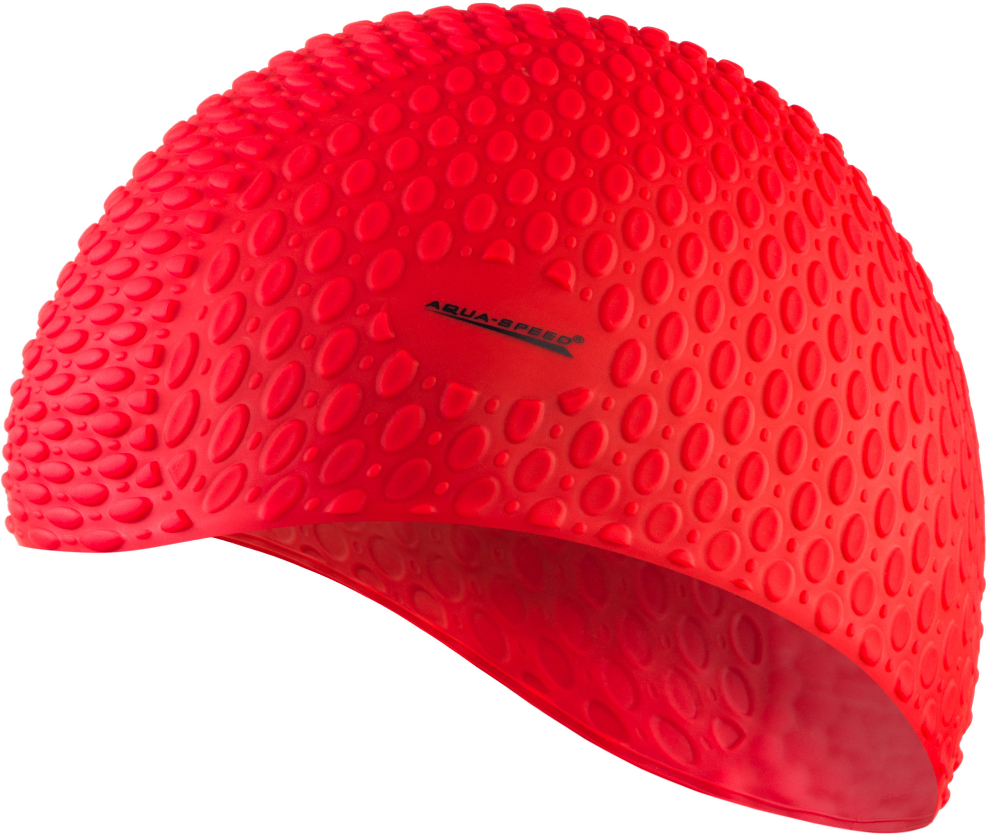 Шапочка для плавання Aqua Speed BUBBLE 102-31 червоний Уні OSFM 102-31