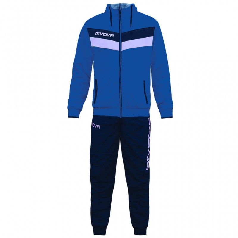 Костюм спортивний GIVOVA TUTA MATADOR TR020.0204 синій розмір L TR020.0204