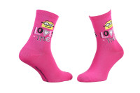 Шкарпетки MinionS Minion+LOVES ME Темно-рожевий Діт 36-41 13890131-3