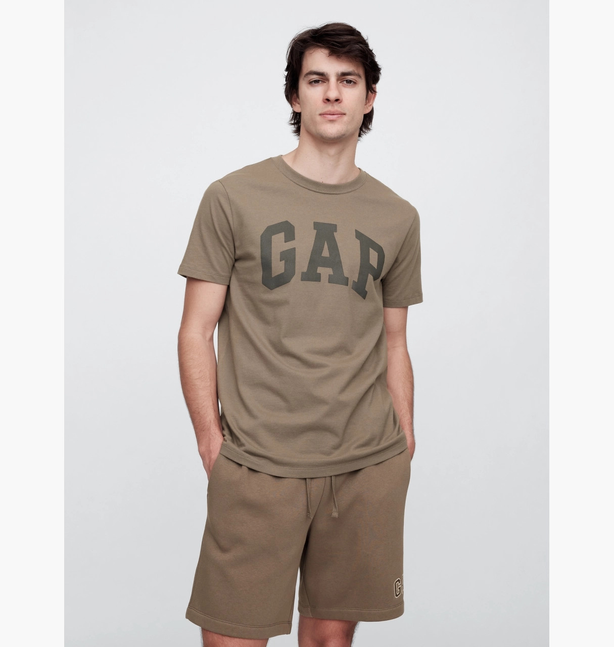 Футболка чоловіча Gap Everyday Soft Logo T-Shirt Brown 855769201 L 855769201