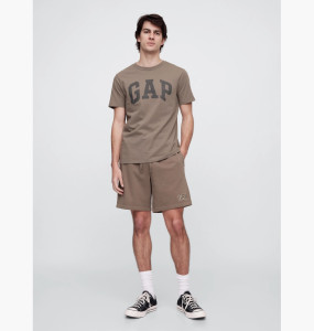 Футболка чоловіча Gap Everyday Soft Logo T-Shirt Brown 855769201 L 855769201