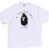 Футболка Bape White Milo College Relaxed Fit Tee 002TEK801301M
