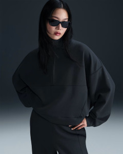 Кофта Nike 24.7 ImpossiblySoft Dri-FIT оверсайз 1/2-Zip Top HQ8188-010