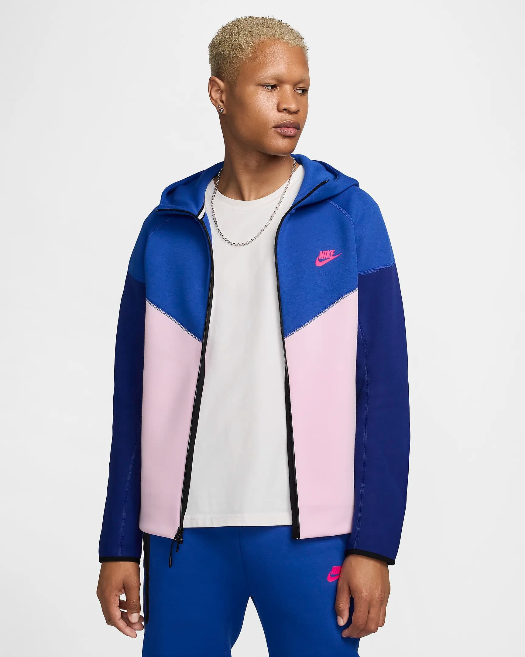 Кофта Nike Tech Fleece Blue/Pink FZ4709-480