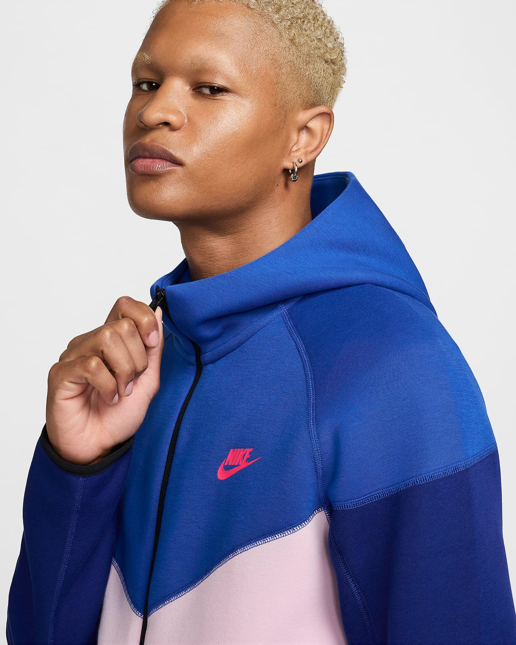 Кофта Nike Tech Fleece Blue/Pink FZ4709-480