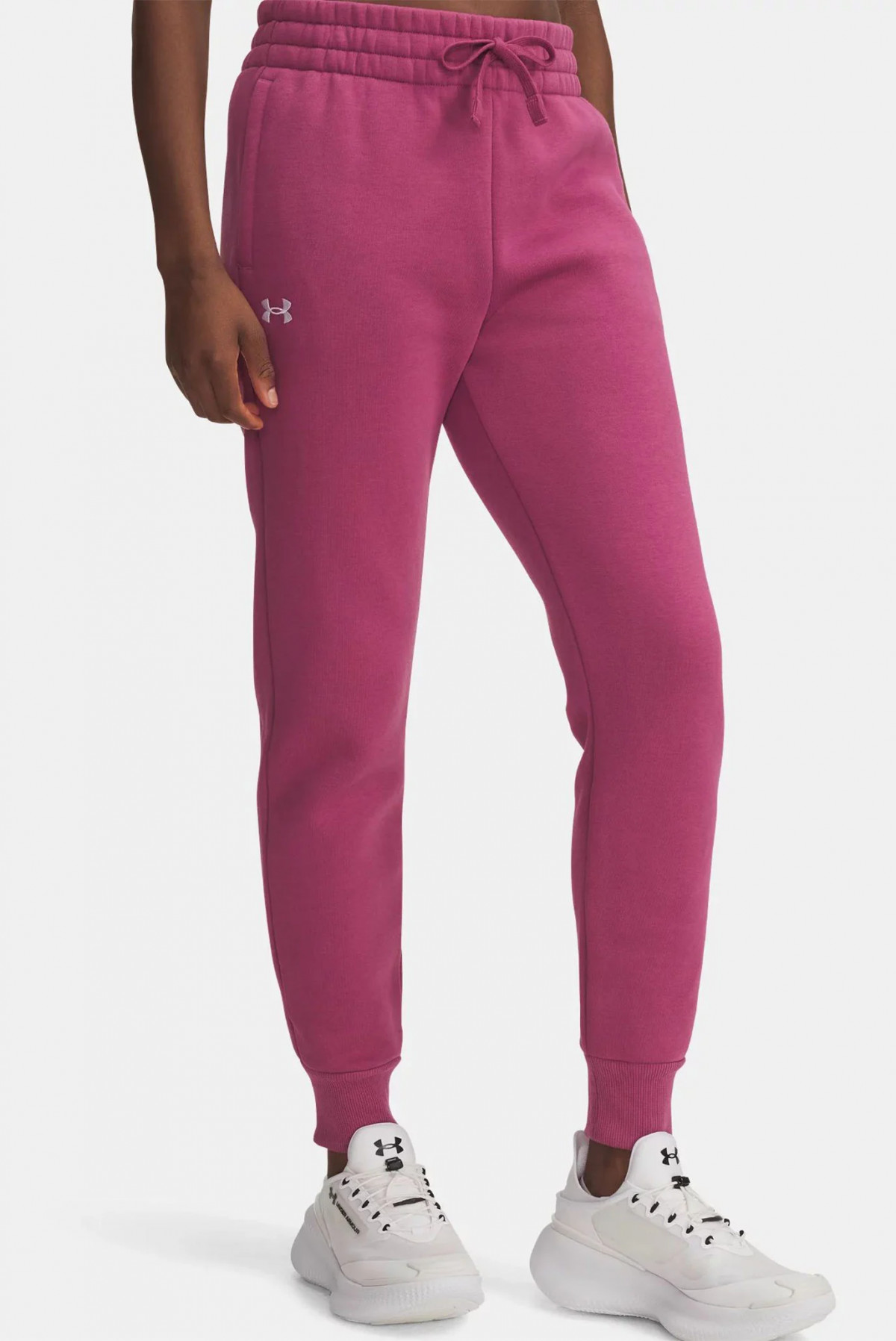 Штани спортивні UA Rival Fleece Jogger 1379438-659 Under Armour XS Розовий 1379438-659
