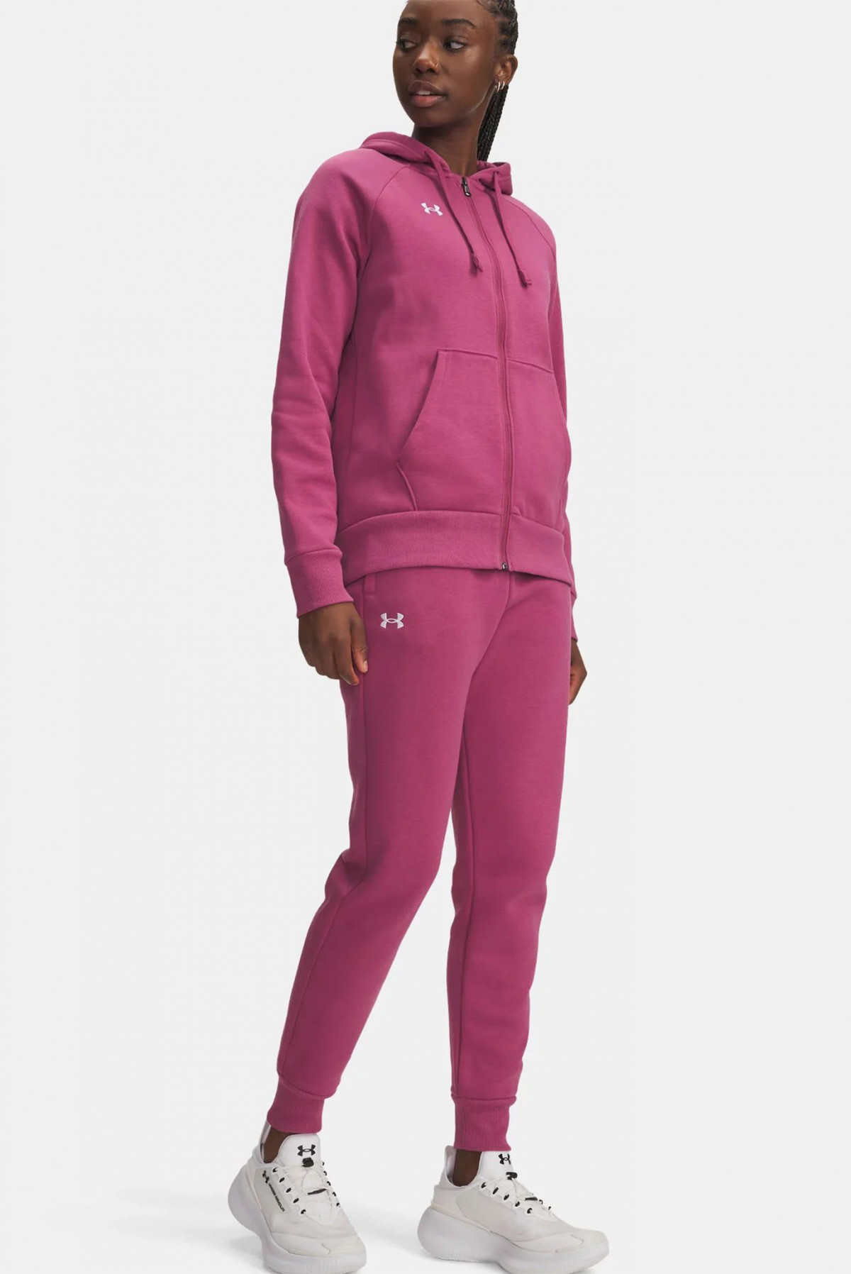 Штани спортивні UA Rival Fleece Jogger 1379438-659 Under Armour XS Розовий 1379438-659