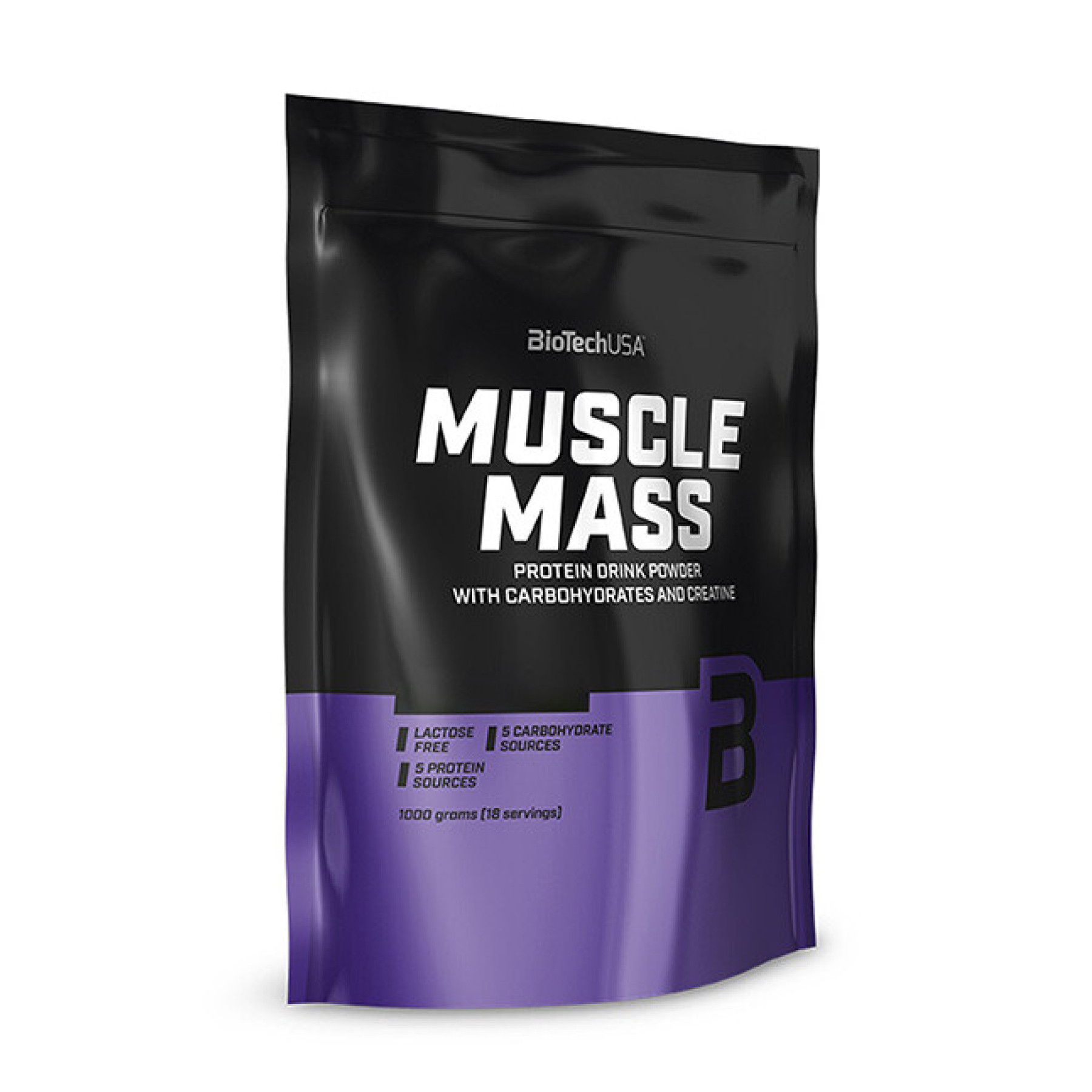 Порошок Biotech Muscle Mass - 1000g Chocolate 100-31-5244798-20