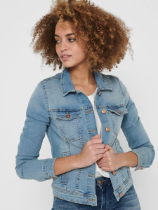 Куртка джинсова ONLTIA LIFE DNM JACKET BB LB BEX179 NOOS 15177241 Light Blue Denim ONLY 40 Блакитний 15177241LIGHTBLUEDENI
