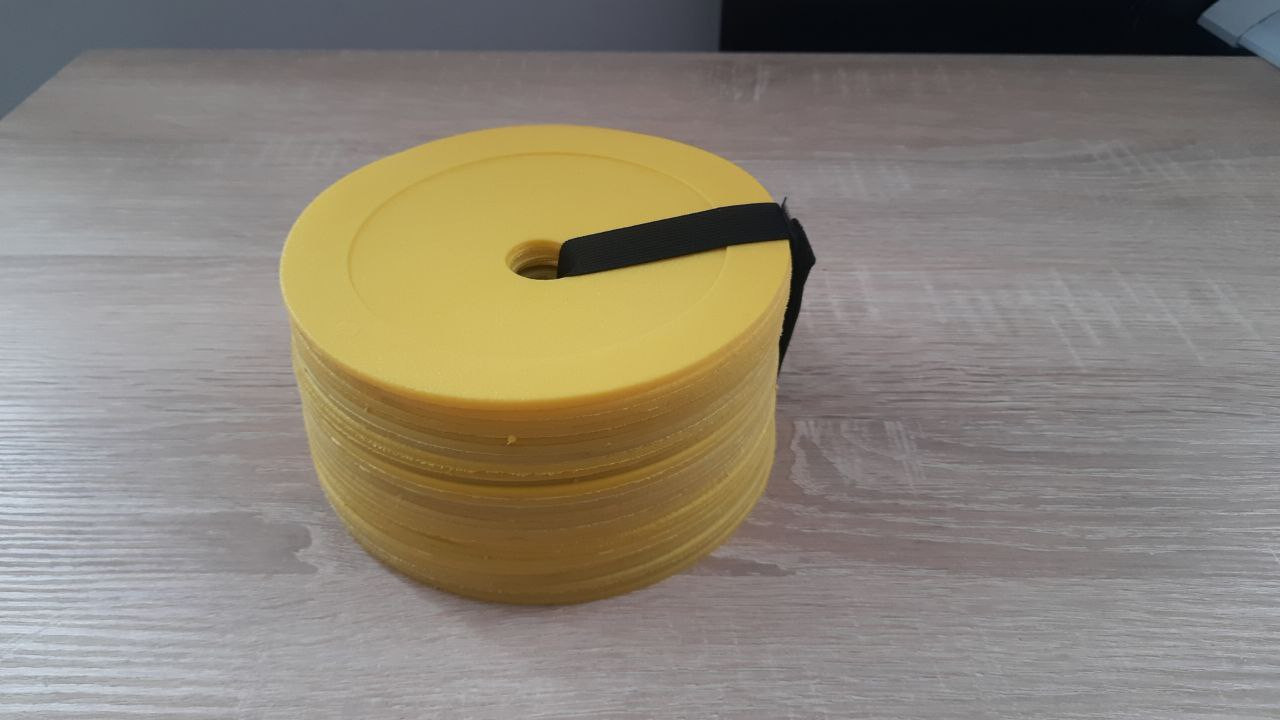 Кіл-маркер для розмітки 25 шт (жовтий) MARKER031-739