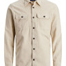 Сорочка JORDARREN CORD OVERSHIRT LS 12195966-Oatmeal-Fit:/COMFORT Jack&Jones L Бежевий 12195966-OATMEAL-FIT:/COM