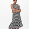 Сукня ONLFIONA LIFE S/L DRESS JRS 15230776 Bright White-BLACK ONLY L Чорний 15230776BRIGHTWHITE-BLACK