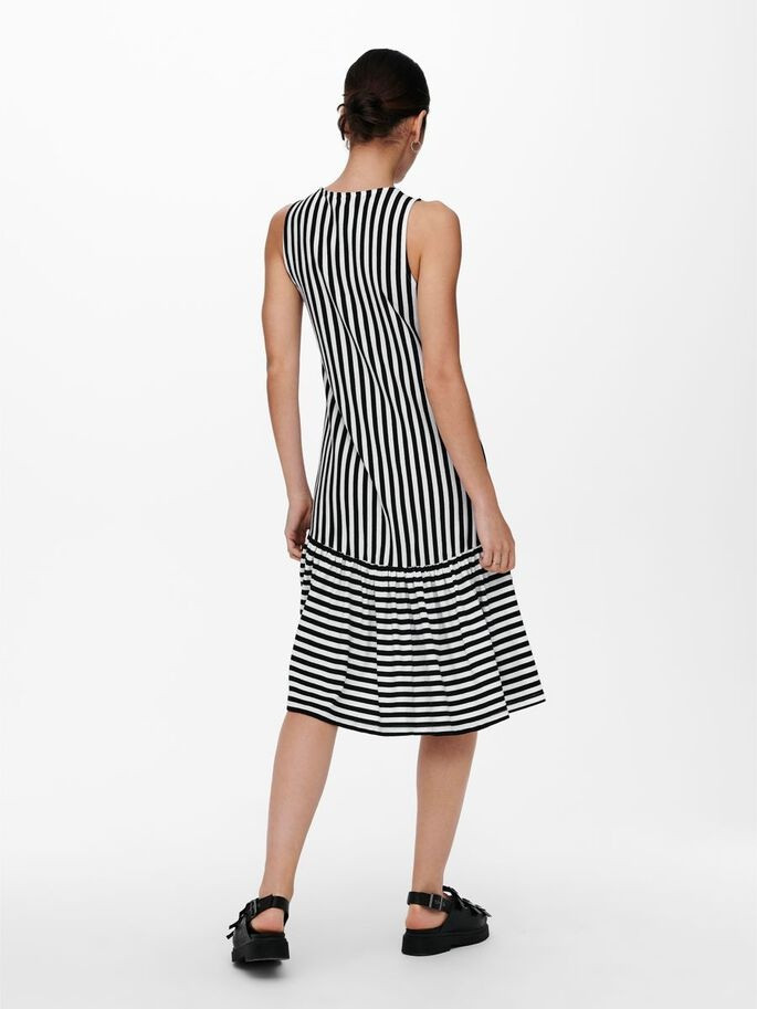 Сукня ONLFIONA LIFE S/L DRESS JRS 15230776 Bright White-BLACK ONLY L Чорний 15230776BrightWhite-BLACK