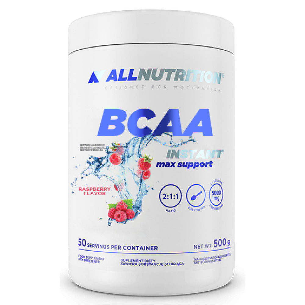 Порошок BCAA Max Support Instant - 500g Raspberry 100-17-1709423-20