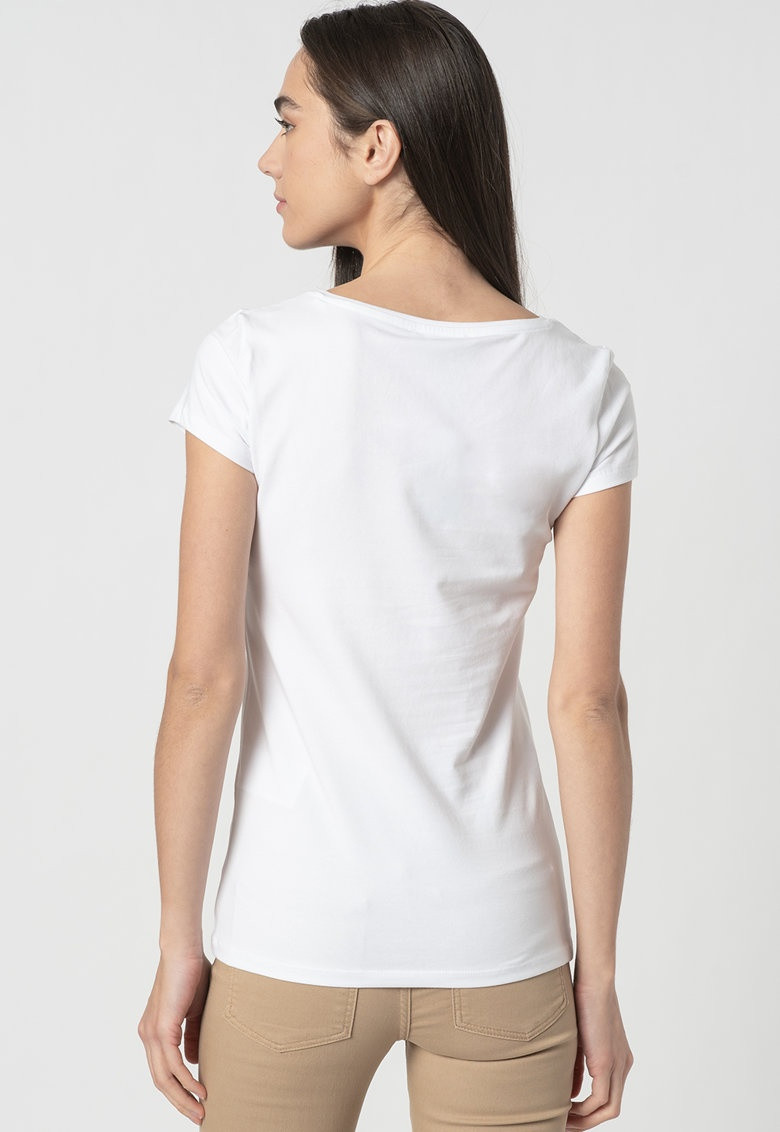 Футболка ONLHELENE FLOWER S/S T-SHIRT JRS 15232019 White ONLY L Білий 15232019White