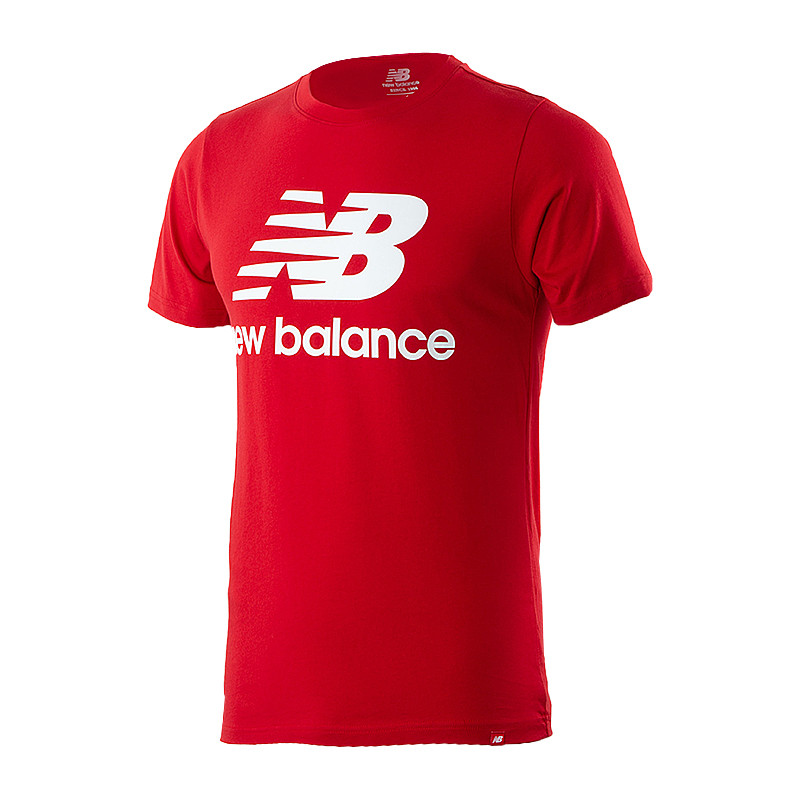Футболка тренувальна New Balance Ess Stacked Logo MT01575REP