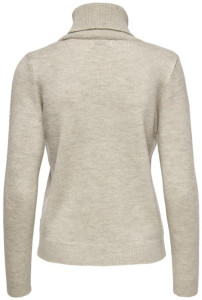 Пуловер ONLSLOPE L/S ROLLNECK PULLOVER KNT 15248082-Pumice Stone ONLY L Бежевий 15248082-PUMICE STONE-DET