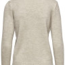 Пуловер ONLSLOPE L/S ROLLNECK PULLOVER KNT 15248082-Pumice Stone ONLY L Бежевий 15248082-PUMICE STONE-DET