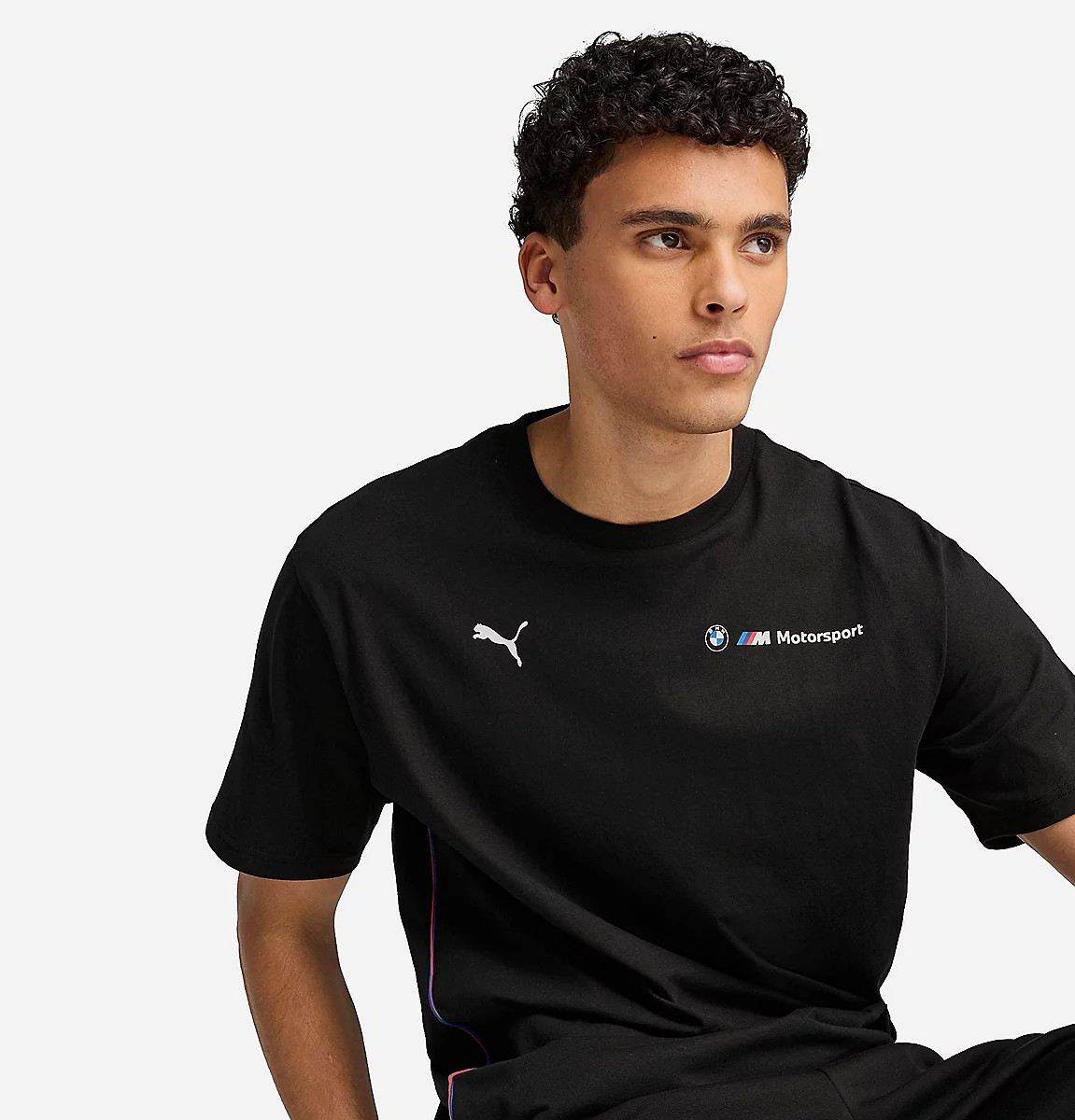 Футболка чоловіча Puma Bmw Essential Logo Tee Black 632516-01 632516-01