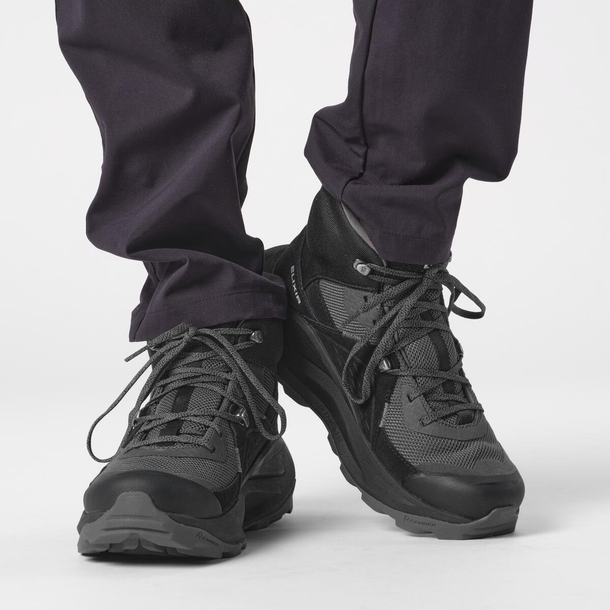 Черевики ELIXIR MID GTX L47295900 SALOMON 10,5 (45,5) Чорний L47295900
