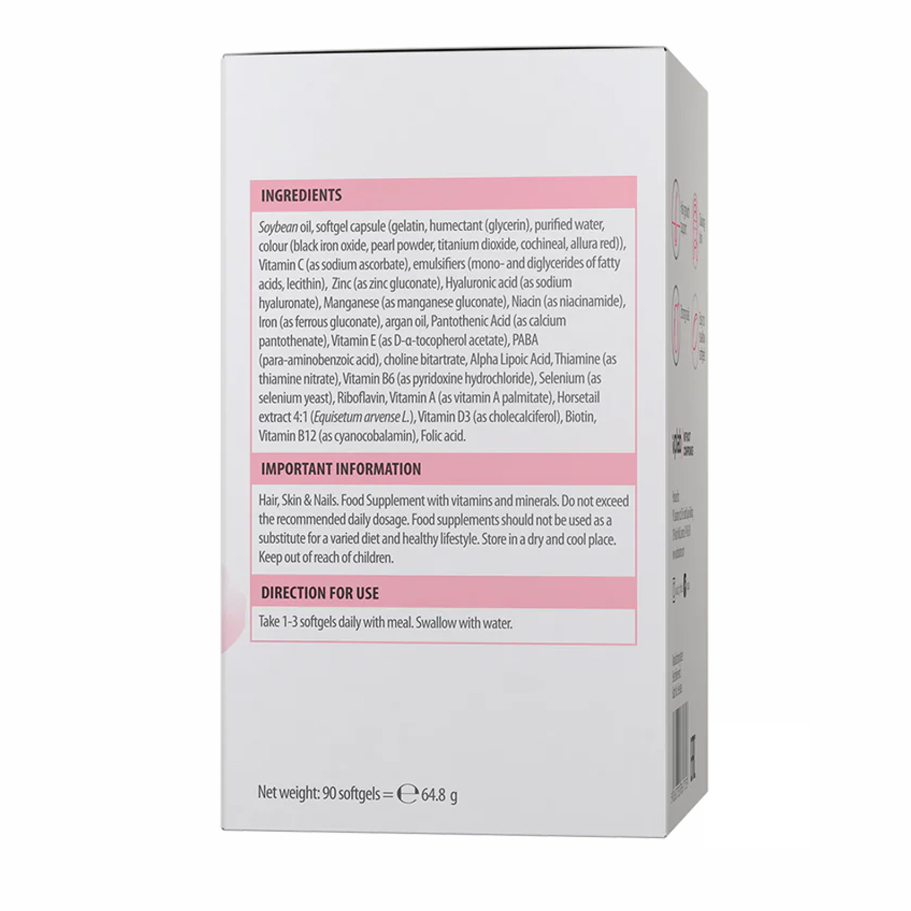 Софт гелеві капсули Ultra Women's Hair, Skin & Nails - 90 softgels 2022-10-0495