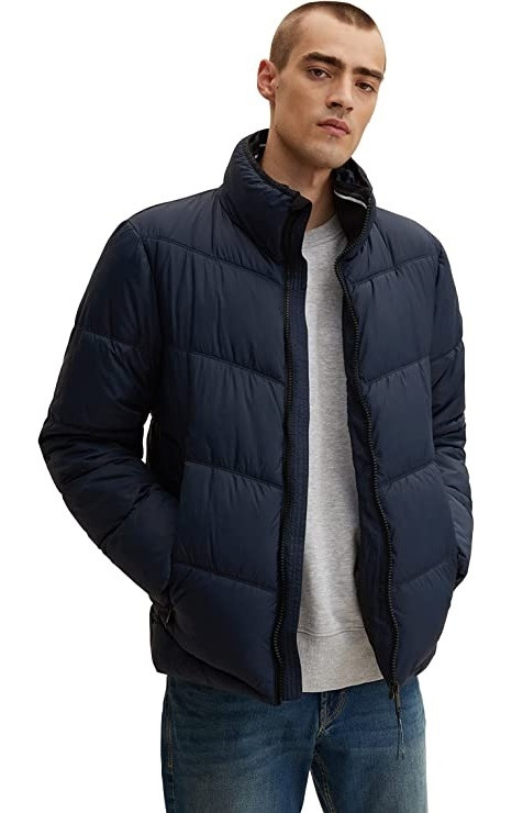 Куртка sporty puffer jacket 1032482-10668 Tom Tailor L Темно-синій 1032482-10668