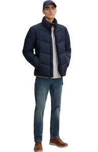 Куртка sporty puffer jacket 1032482-10668 Tom Tailor L Темно-синій 1032482-10668