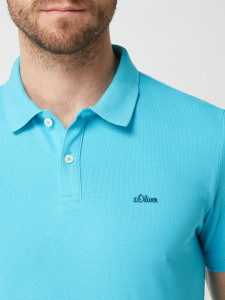 Поло T-shirt REGULAR FIT 13.1Q1.35.2843-6241 s.Oliver M Блакитний 13.1Q1.35.2843-6241