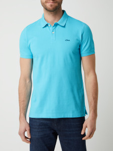 Поло T-shirt REGULAR FIT 13.1Q1.35.2843-6241 s.Oliver M Блакитний 13.1Q1.35.2843-6241