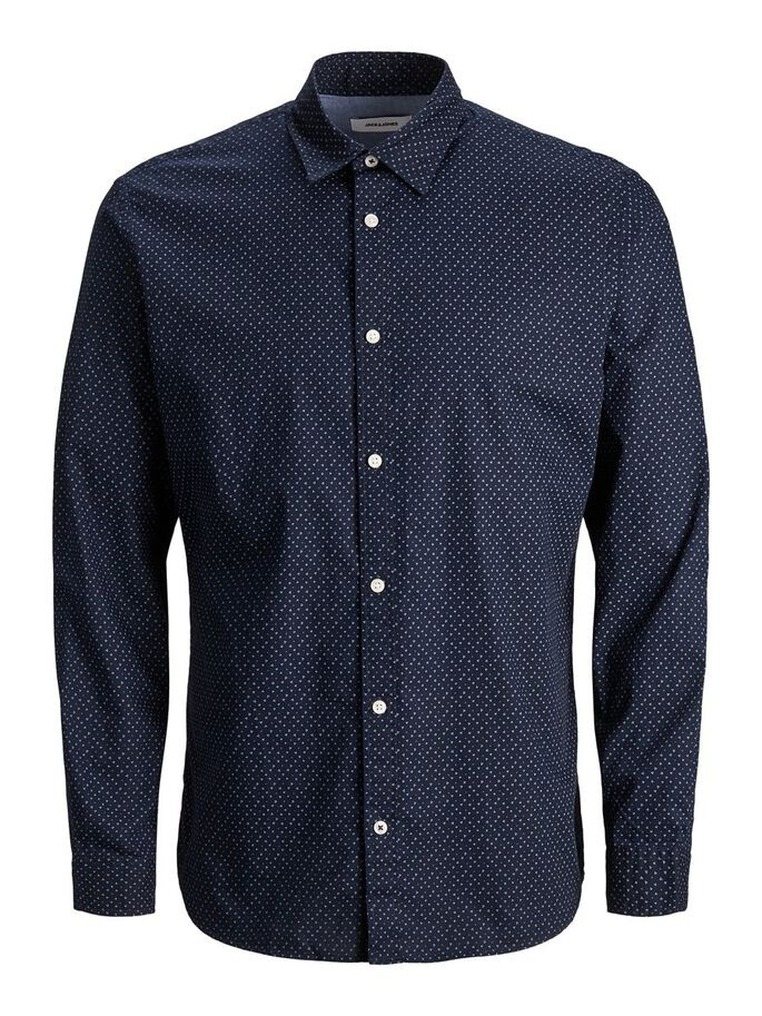 Сорочка JJEPLAIN POPLIN SHIRT L/S AU20 NOOS 12173241 Navy Blazer Jack&Jones L Темно-синій 12173241NavyBlazer