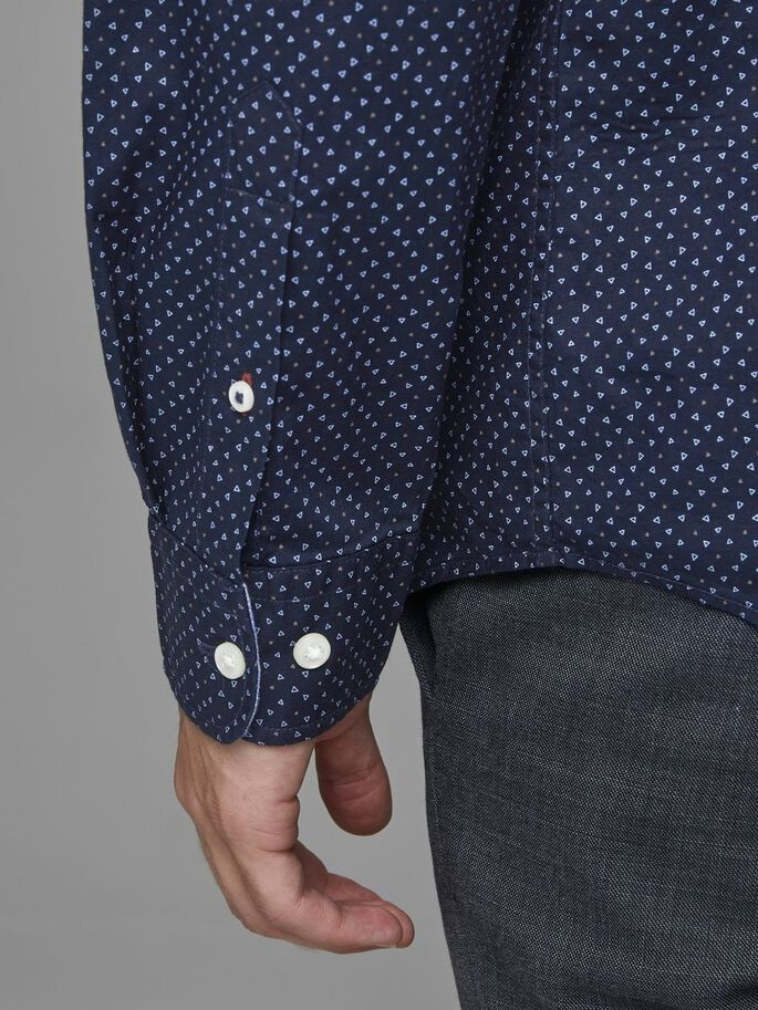 Сорочка JJEPLAIN POPLIN SHIRT L/S AU20 NOOS 12173241 Navy Blazer Jack&Jones L Темно-синій 12173241NavyBlazer