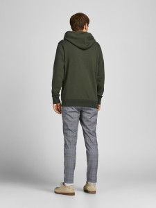 Толстовка JJESOFT BASIC SWEAT ZIP HOOD NOOS 12191895-Forest Night-Fit:REG FIT Jack&Jones XXL Зелений 12191895-FOREST NIGHT-FIT