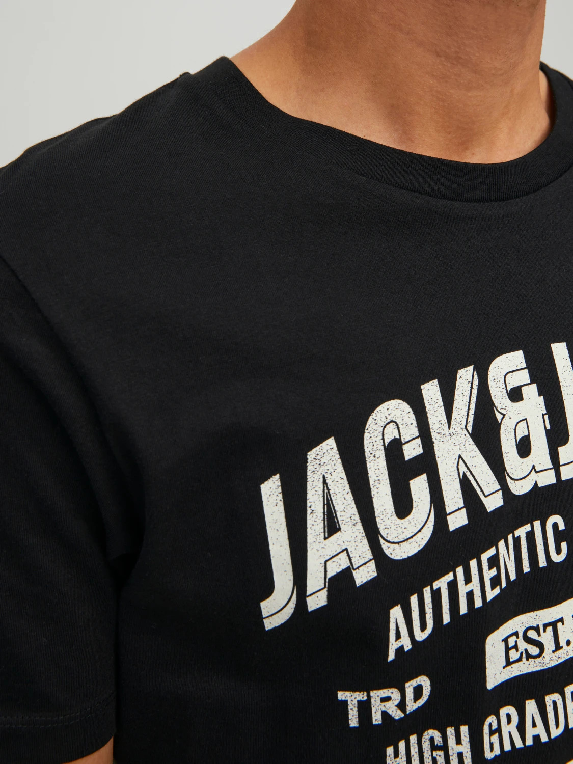 Футболка JJEJEANS TEE SS O-NECK NOOS 22/23 12210949-Black Jack&Jones M Чорний 12210949-Black