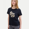 Футболка T-Shirt mit Print 1040544ХХ10932 Tom Tailor L Темно-синій 1040544ХХ10932
