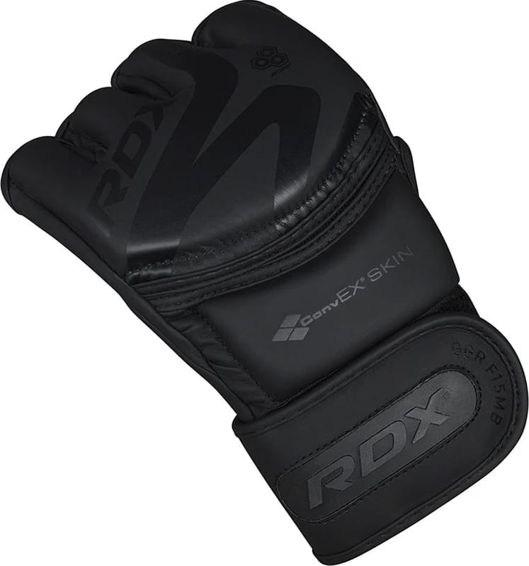 Рукавиці тренувальні RDX GRAPPLING GLOVES F15 чорний M (GGR-F15MB) GGR-F15MB