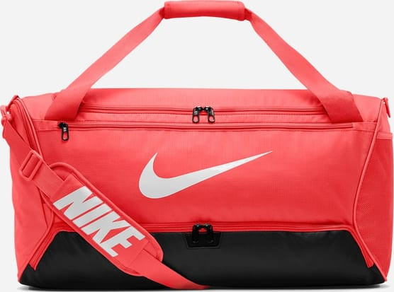 Сумка Nike NK BRSLA M DUFF - 9.5 60L червоний, чорний Уні 64 х 30 х 30 см (DH7710-814) DH7710-814