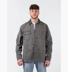 Джинсовка Carhartt Michigan Coat Grey I026480.00E.FH.03-1 S I026480.00E.FH.03-1