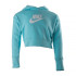 Кофта Nike G NSW CLUB FT CROP HOODIE HBR DC7210-482