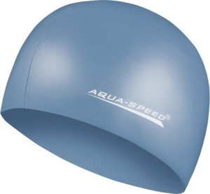 Шапочка для плавання Aqua Speed MEGA 100-22 синій металік Уні OSFM 100-22