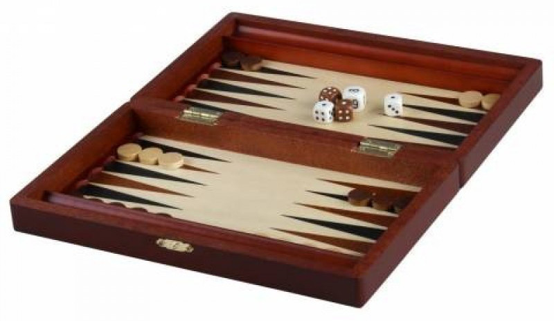 Нарди Madon BACKGAMMON MALE чорний, коричневий, бежевий Уні 28х33 см MD182